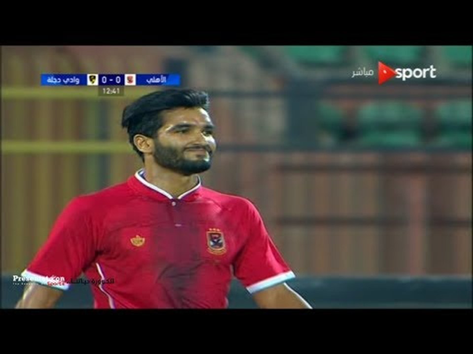 صالح جمعة يهدر فرصة الهدف الأول للنادي الاهلي ا...