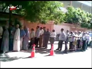 العملية الإنتخابية بجولة الاعاده بالاقصر.