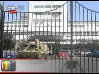 هدوء يوم اعلان النتيجة امام مستشفى المعادى العسكرى