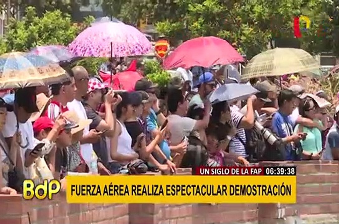 Por sus 100 años, la Fuerza Aérea realizó demostración de sus capacidades operacionales