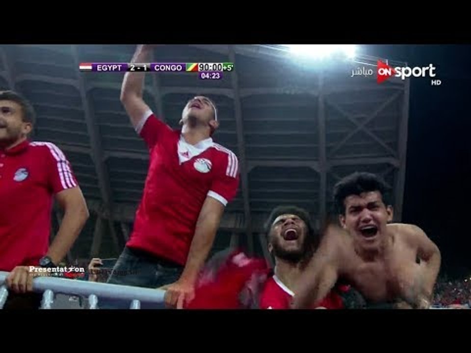 ملخص وأهداف مباراة مصر والكونغو 2 - 1 | تصفيات...