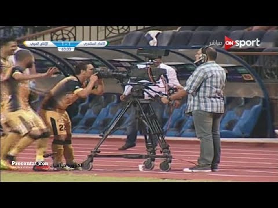 الهدف الأول والتعادل للإنتاج الحربي امام الاتحاد  " السيد الشبراوي "  الجولة السادسة الدوري العام