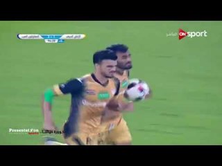 الهدف الثاني للإنتاج الحربي امام المقاولون " محمود رزق "  الجولة الـ 7 الدوري المصري الممتاز