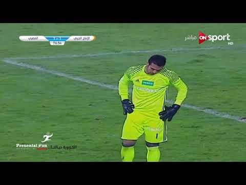 الهدف الأول لـ الانتاج الحربي امام المصري عمر السعيد الجولة الـ 12 الدوري المصري