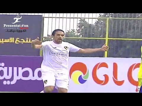 الهدف الأول لـ وادي دجلة امام الأسيوطي أحمد رؤوف الجولة الـ 14 الدوري المصري