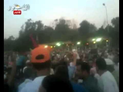 طرد قناة اون تي في من امام المنصة