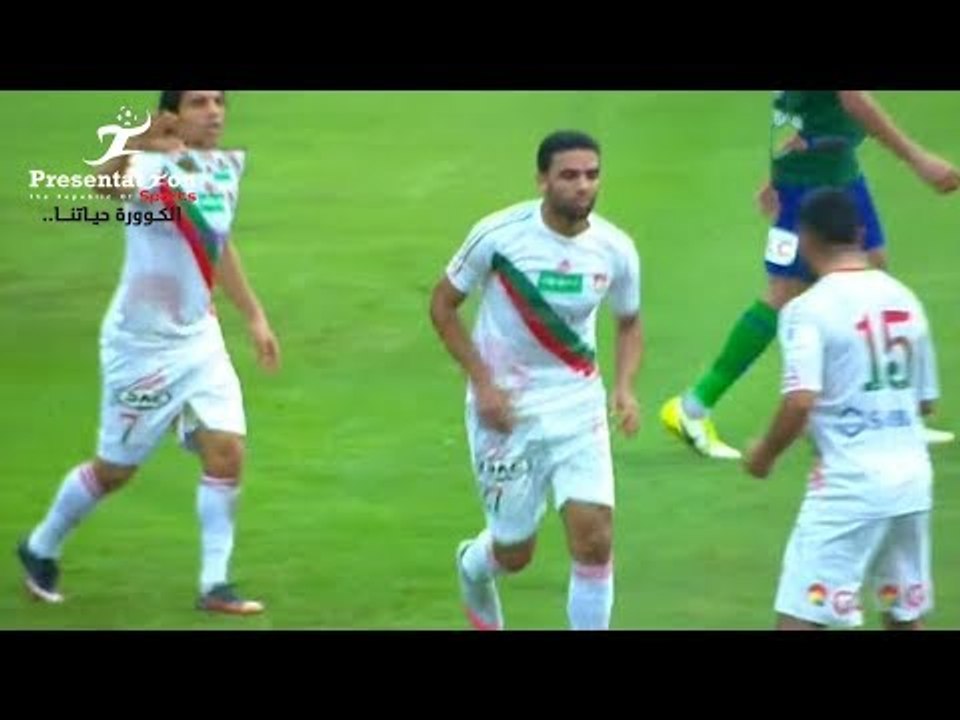 الهدف الأول لـ الرجاء امام مصر المقاصة " هشام فتح الله " الجولة الـ 14 الدوري المصري