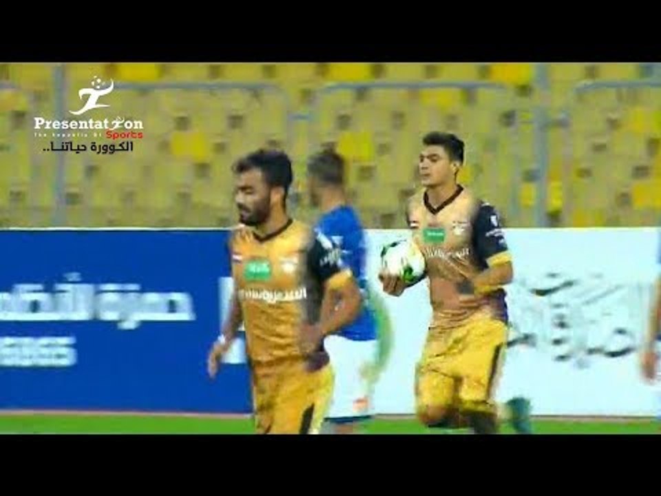 الهدف الأول لـ الإنتاج الحربي امام سموحه " عمر السعيد " الجولة الت 15 الدوري المصري
