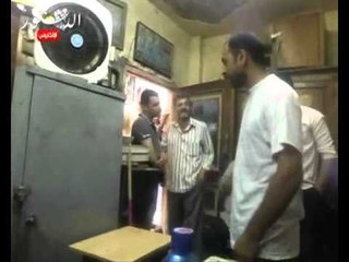حجرة متهالكه لعمال النجاره بوزارة التربية والتعليم