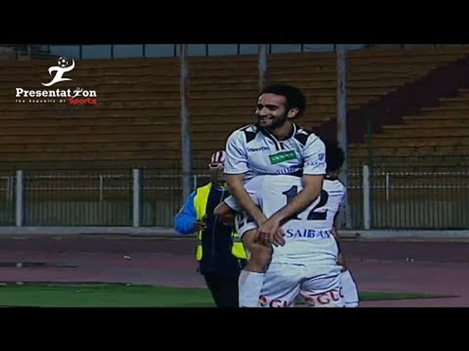 الهدف الأول لـ طلائع الجيش امام المقاولون العرب " عموري " الجولة الـ 16 الدوري المصري