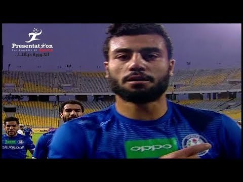 الهدف الأول لـ سموحة امام المصري حسام حسن الجولة الـ 17 الدوري المصري