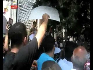 حضور صباحي ذكرى الستين أمام ضريح عبد الناصر