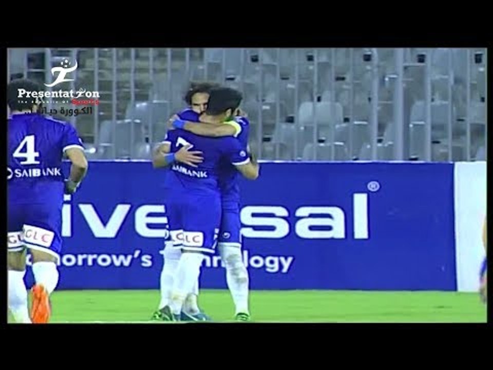 الهدف الثاني لـ سموحه امام انبي " السيد فريد " وطرد الحارس " عماد السيد "