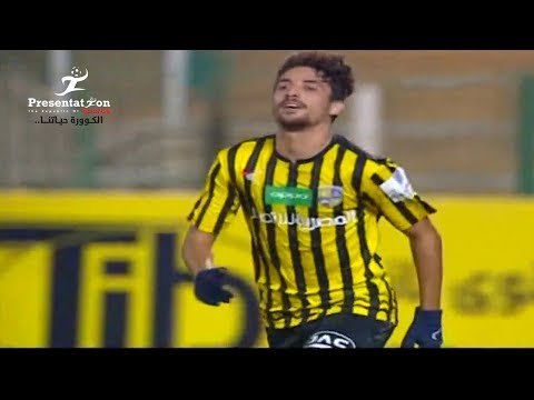الهدف الأول لـ المقاولون العرب امام الاسماعيلي طاهر محمد الجولة الـ 19 الدوري المصري