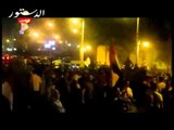 متظاهروا المنصة يصلون الى قصر العروبة