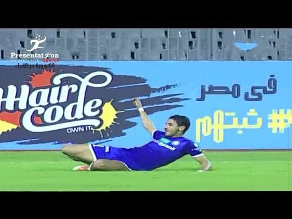 الهدف الثالث لـ سموحه امام انبي " محمد حمدي زكي "  الجولة الـ 18 الدوري المصري
