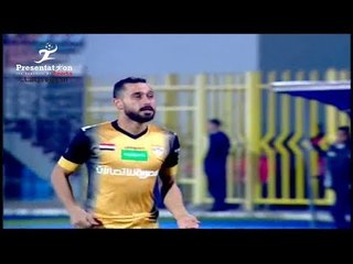 الهدف الأول لـ الانتاج الحربي امام طلائع الجيش " عبدالعزيز موسى " الجولة الـ 19 الدوري المصري