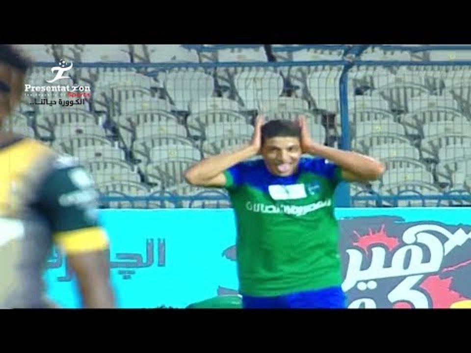 الهدف الثاني لـ مصر المقاصة امام الانتاج الحربي " محمد مسعد " الجولة 20 الدوري المصري