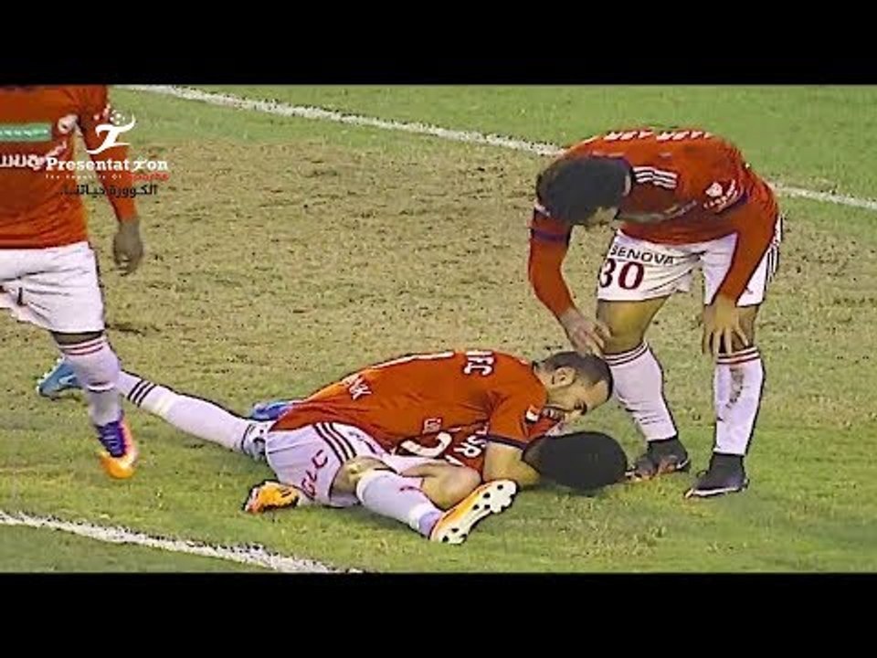 الهدف الأول لـ النصر امام المقاولون العرب " فرانك ألفيس " الجولة 21 الدوري المصري