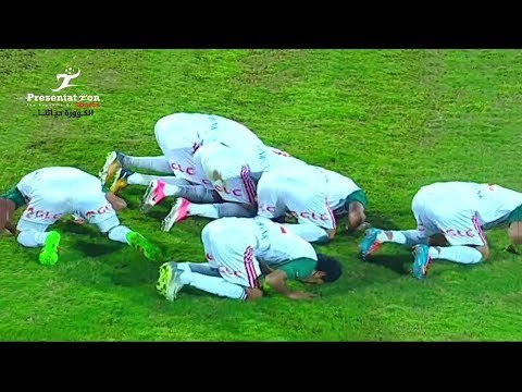 الهدف الأول لـ الرجاء امام الإنتاج الحربي محمود المغربي الجولة 21 الدوري المصري