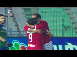 الهدف الثاني لـ الأهلي امام مصر المقاصة " وليد سليمان " الجولة الـ 19 الدوري المصري