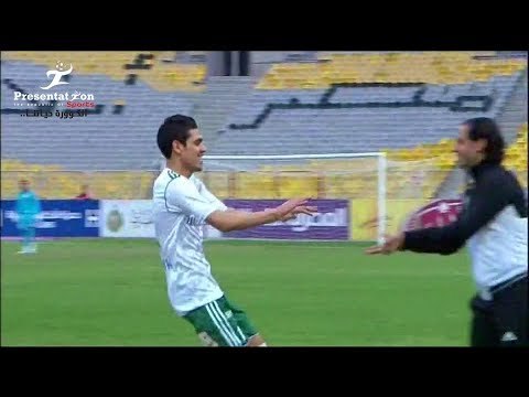 الهدف الأول لـ المصري امام مصر المقاصه محمد حمدي الجولة الـ 22 الدوري المصري