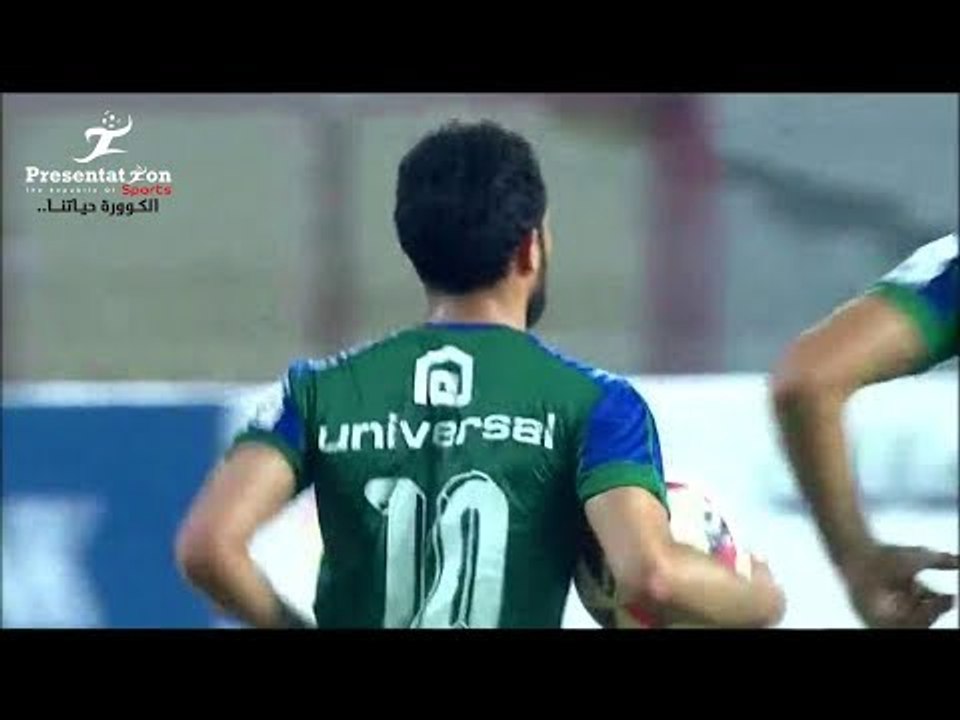 الهدف الأول لـ مصر المقاصة امام المصري " صلاح ع...