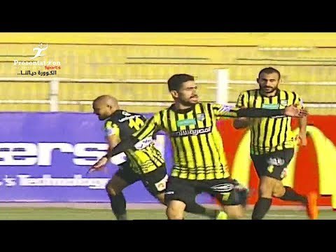 الهدف الاول لـ المقاولون العرب امام الأسيوطي رامي عادل الجولة 22 الدوري المصري