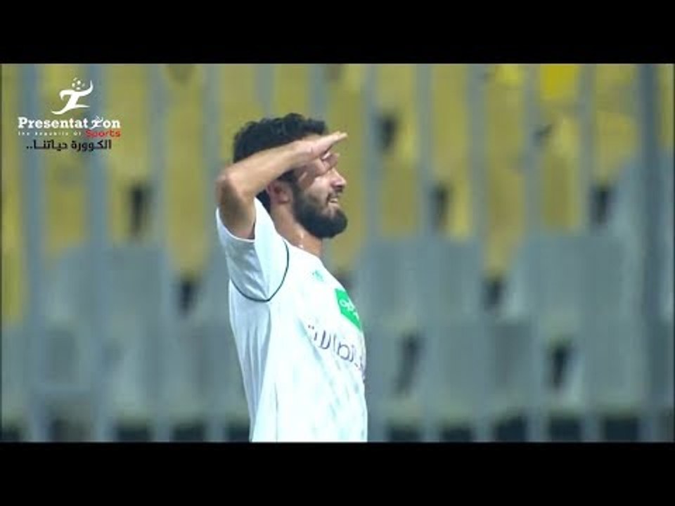 الهدف الثالث لـ المصري امام مصر المقاصة " محمد...