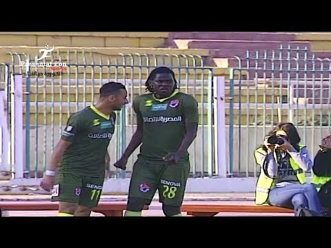 الهدف الأول لـ الأسيوطي امام المقاولون العرب شلونج الجوله 22 الدوري المصري
