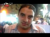وقفة احتجاجية لحملة مش دافعين احتجاجا علي قطع الكهرباء