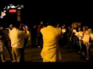 وقفة احتجاجية  أمام سجن العقرب للافراج عن العتقلين