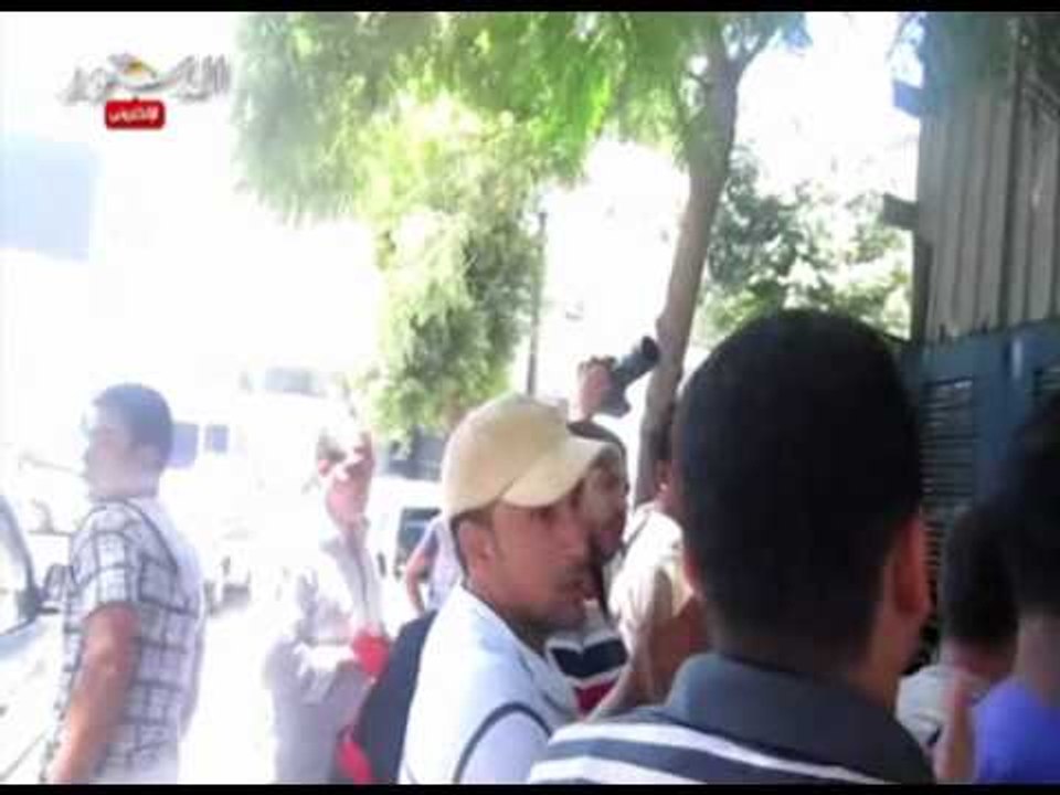 وقفة احتجاجية لعمال بتروجيت أمام مجلس الوزراء