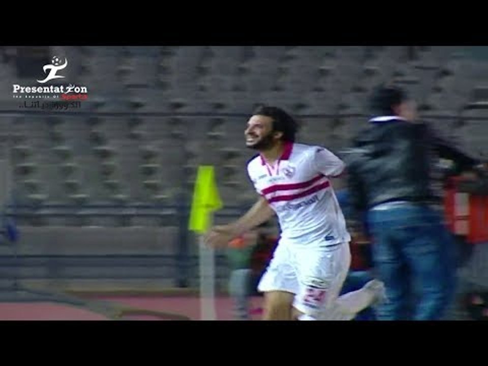 الهدف الثاني لـ الزمالك امام طلائع الجيش " محمود علاء " الجولة الـ 27 الدوري المصري