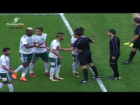 الحكم محمود وفا يلغي قراره بعد إحتساب ركلة جزاء للمصري أمام النصر الجولة الـ 31 الدوري المصري