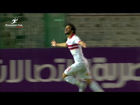 الهدف الأول لـ الزمالك امام الأسيوطي محمود علاء الجولة الـ 33 الدوري المصري