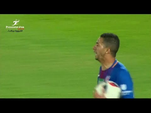 الهدف الأول لـ بتروجت امام الأهلي عمر النجدي الجولة الـ 33 الدوري المصري