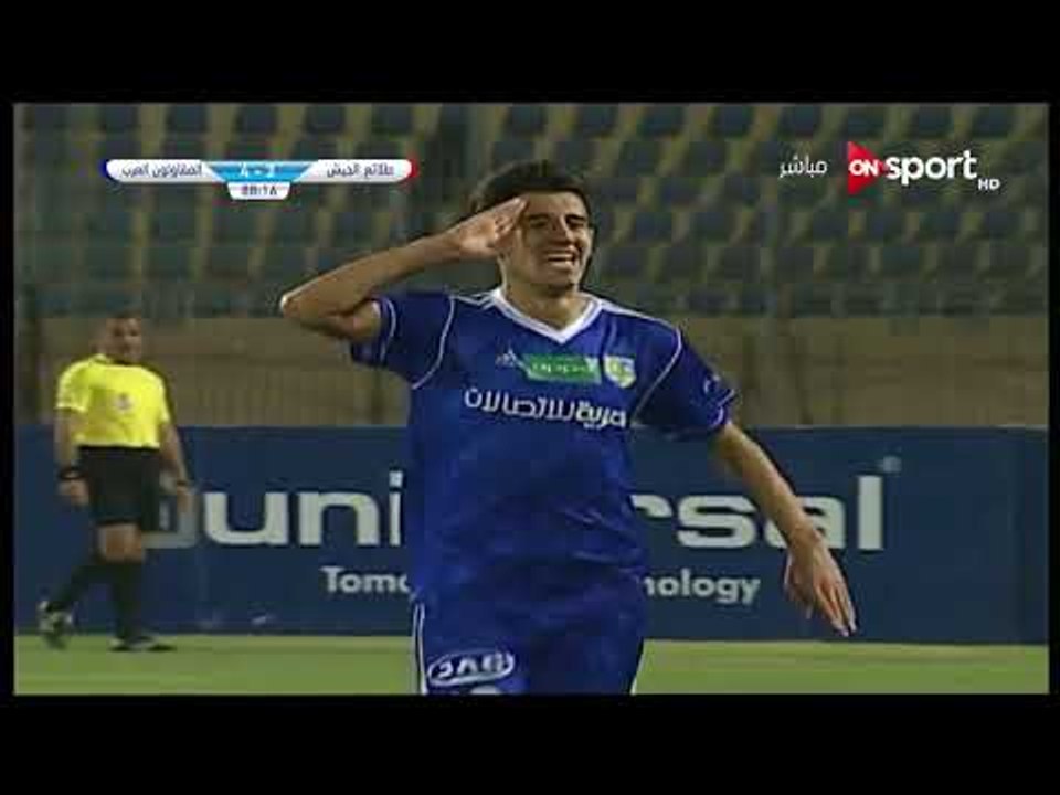 الهدف الخامس لـ المقاولون العرب امام طلائع الجيش " يوسف الجوهري " الجولة الـ 33 الدوري المصري