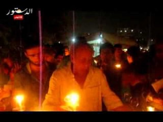 وقفة بالشموع تضامنا مع اطفال سوريا بالتحرير
