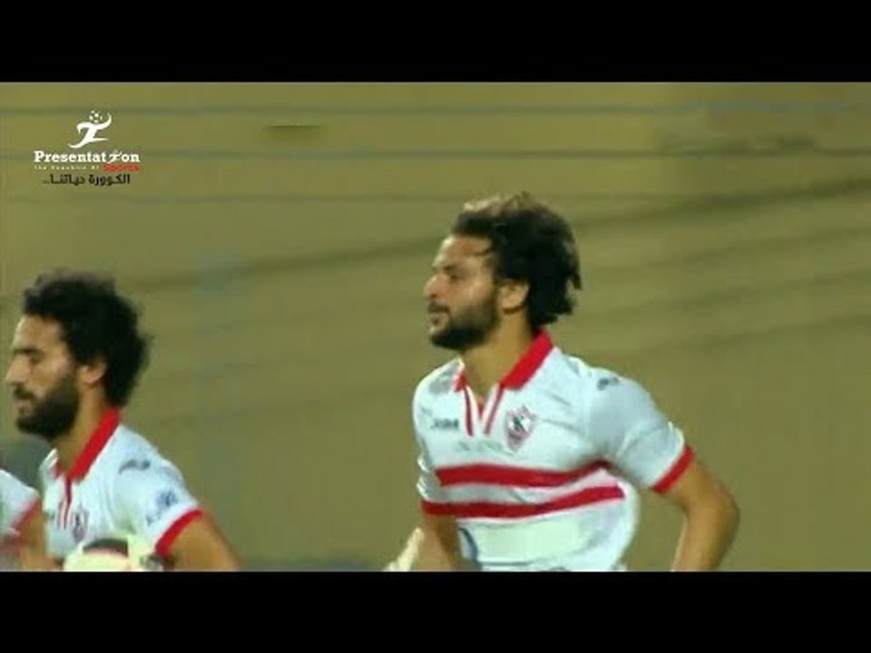 الهدف الأول لـ الزمالك امام الانتاج الحربي " مح...