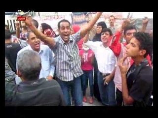 غضب مصابين الثورة أمام مجلس الوزراء