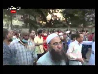 مسيرة سلمية للهدنة بين الامن المركزي والمتظاهرين