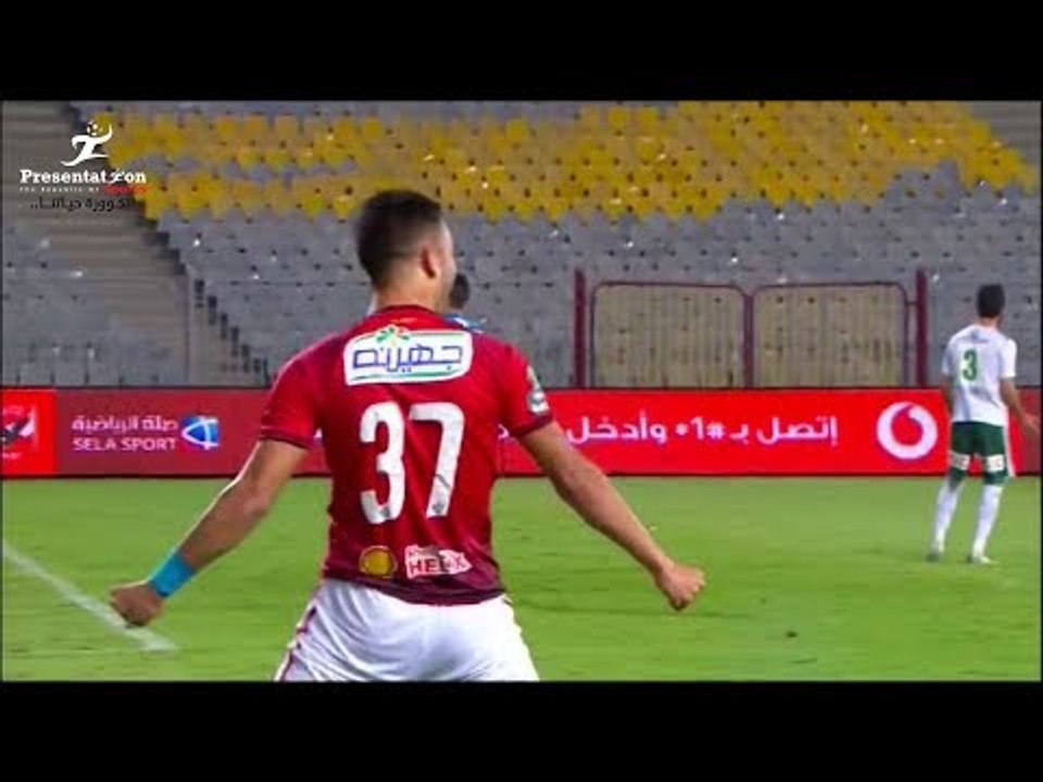 الهدف الثاني لـ الأهلي امام المصري " صلاح محسن " الجولة الـ 28 الدوري المصري