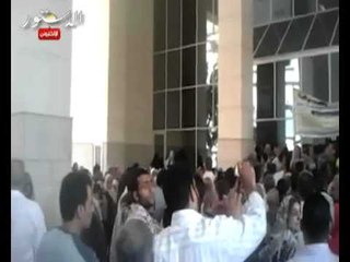 اضراب اداريين جامعة طنطا لليوم الثاني