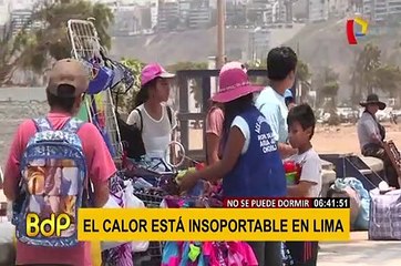Altas temperaturas llegan hasta los 32 grados en varios distritos de Lima