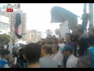 وقفة احتجاجية للقوي والحركات الثورية ضد مرسي بالمحلة