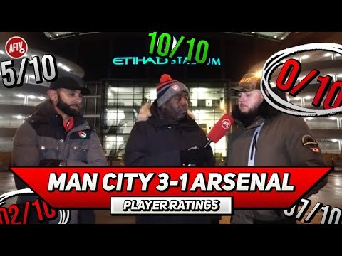Man City 3-1 Arsenal | We Are Nowhere Near City's Level! | Player Ratings Ft DT & Moh