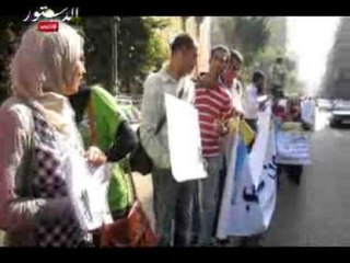 سلاسل بشرية للأطباء من دار الحكمة لوزارة الصحة