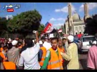 مسيرة الاسلاميين من النور للتحرير لتطبيق الشريعة