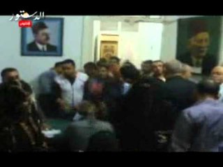 اعتصام اعضاء حزب الوفد بالدقهلية